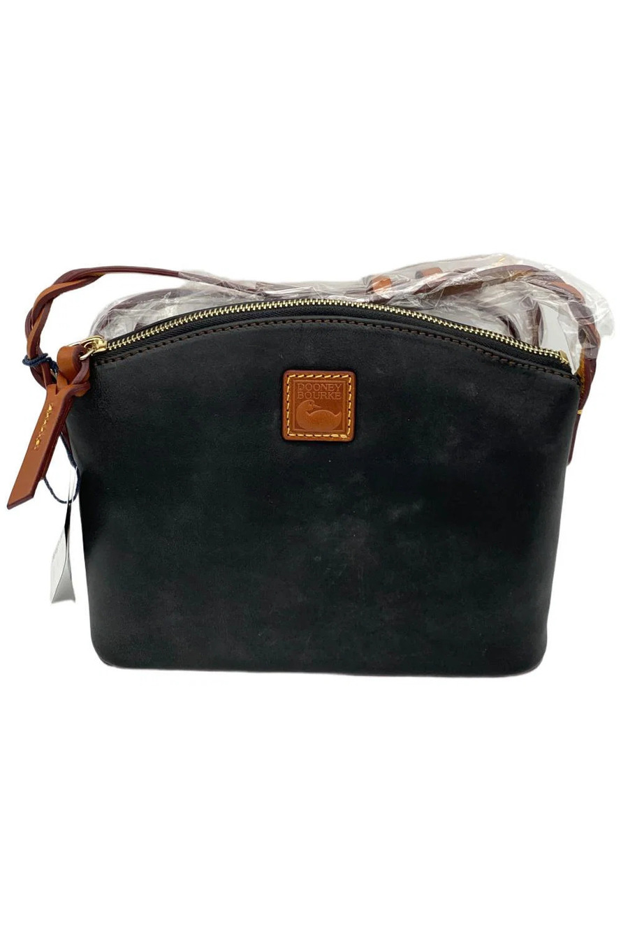 Dooney & Bourke Florentine Leather Penny Crossbody Black